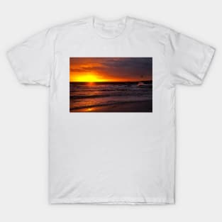 December Seascape in Northumberland T-Shirt